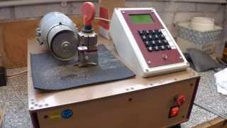 Electronic code key cutting machine