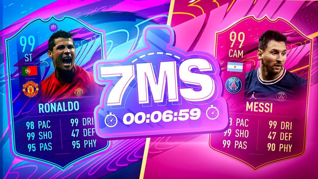 FIFA 21 7 Minute squads!!! 99 Ronaldo vs 99 Messi!!!