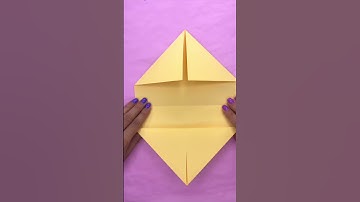 How to make EASY paper POPPER [origami banger, loud paper banger]