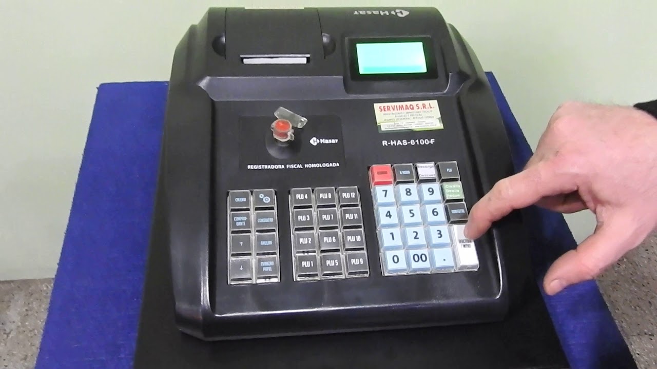 Generacion de reporte para AFIP en Reg. Fiscal HASAR 6100 - YouTube