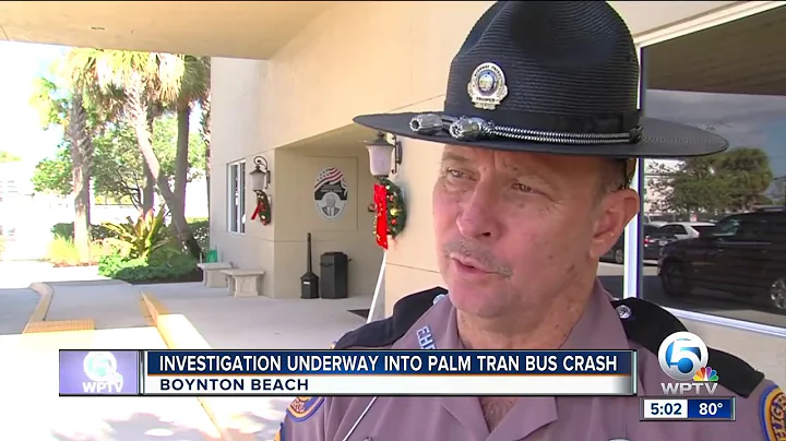 Investigation underway into Palm Tran bus crash