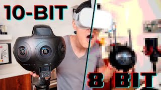 8-Bit vs 10-Bit Color Depth in 360VR | Insta360 Titan Hands-on Review