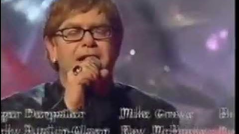 Moby & Elton John - Why Does My Heart Feel So Bad? Dec 2000