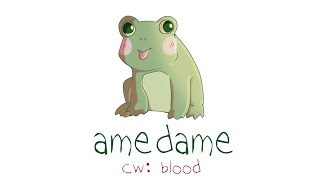 amedame | oc pmv (cw: blood)