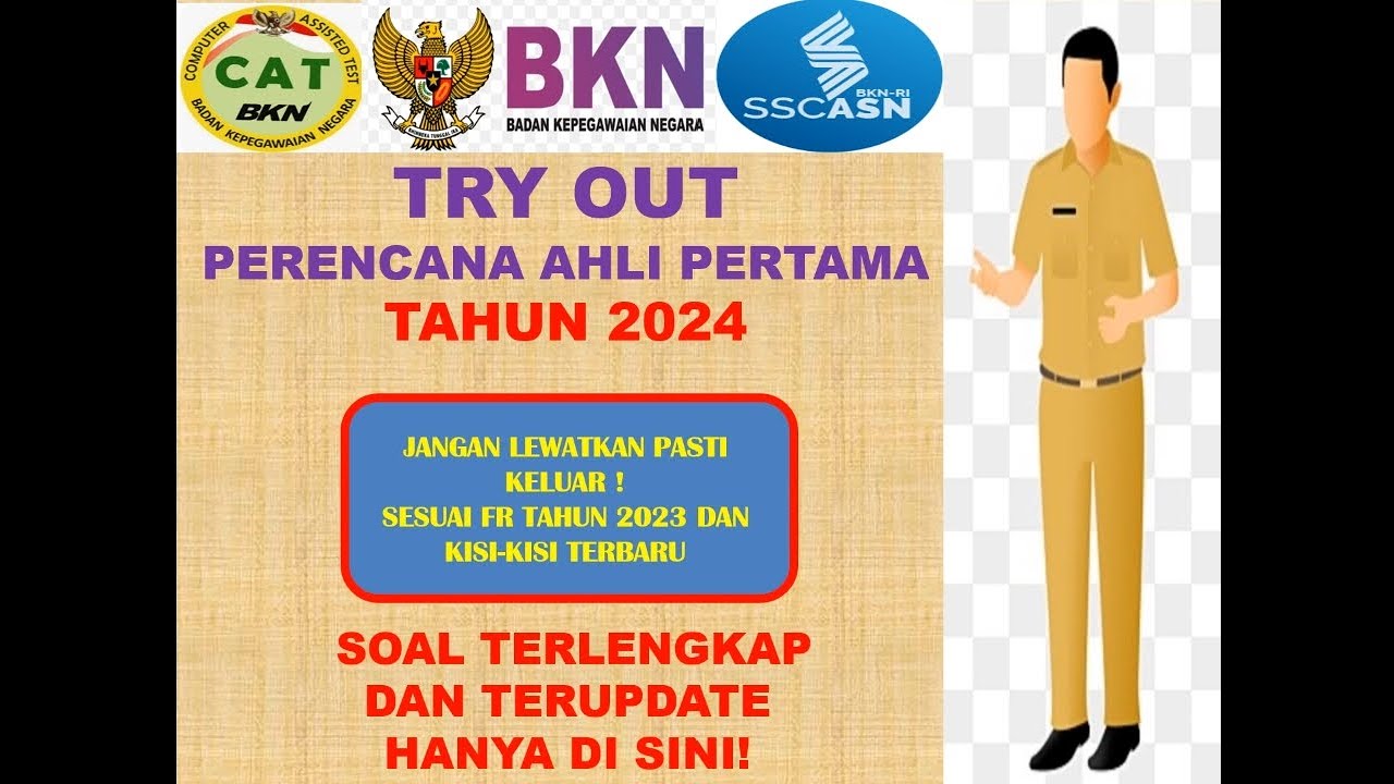 TRY OUT PPPK TEKNIS 2024-SOAL PERENCANA AHLI PERTAMA PPPK