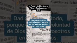Dad Gracias En Todo Porque Esta Es La Voluntad De Dios Amn Y Comenta Gracias