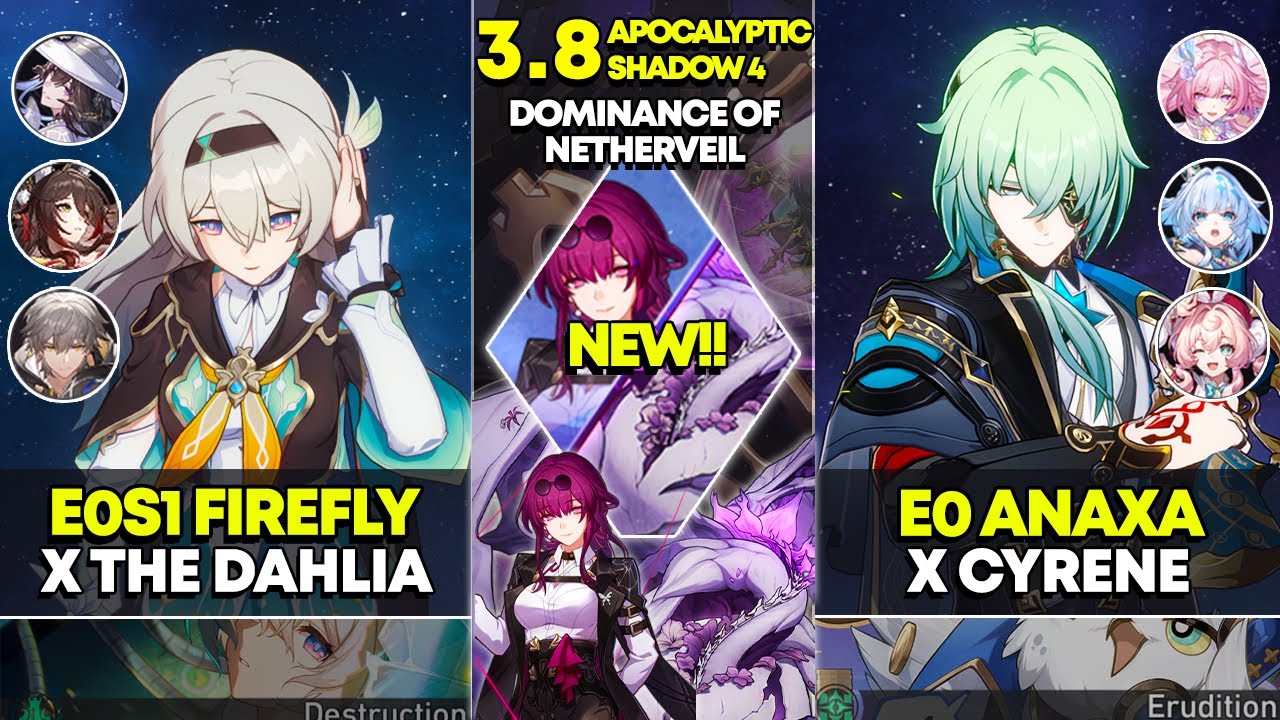 E0S1 Firefly x The Dahlia & E0 Anaxa x Cyrene | Apocalyptic Shadow