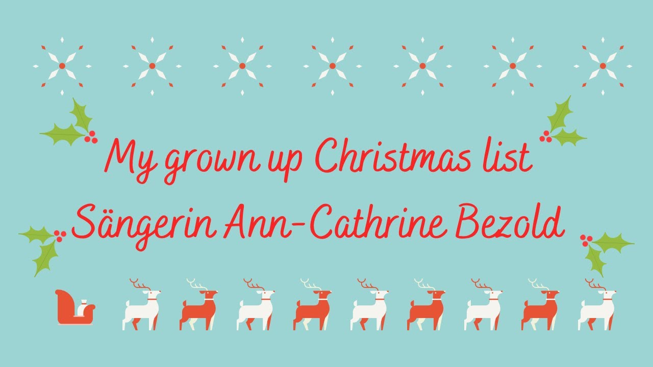 Kelly Clarkson My grown up Christmas list Sängerin AnnCathrine