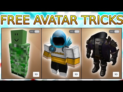 3 Avatar Tricks That Cost 0 Robux Roblox Youtube - free exclusive avatars get adidas shirt in roblox look rich with 0 robux part 1 youtube