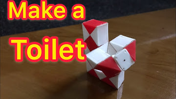 # Snake cube | how to make a toilet