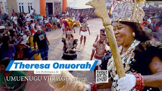 Queen Theresa Onuorah (EGEDEGE QUEEN OF AFRICA) performed live at Umuenugu Village, Ezeagu.
