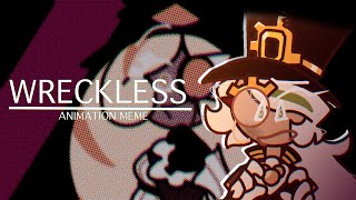 [FW] WRECKLESS • animation meme • roguefort cookie + timekeeper cookie [cookie run lost time AU]