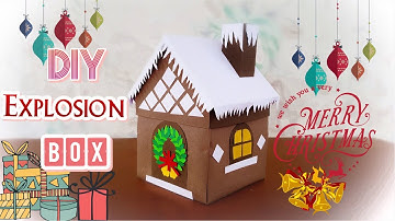 DIY explosion box for Christmas | Christmas