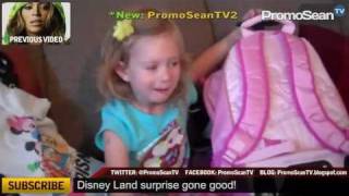 Lily's Disneyland Surprise! - gone WRONG!!!