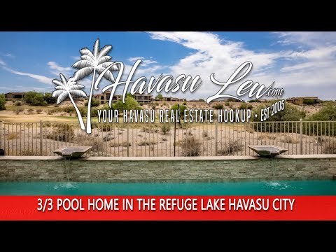 Lake Havasu Pool Home in The Refuge Golf Course 1936 E Birkdale Ln MLS 1022324