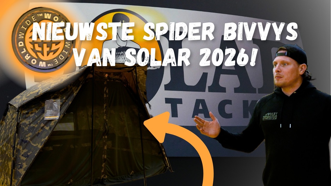 Dennis en Bas nemen samen met jullie de Solar Tackle Bivvy range door.