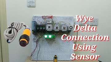 Wye Delta Connection Using Sensor (English Subtitle)