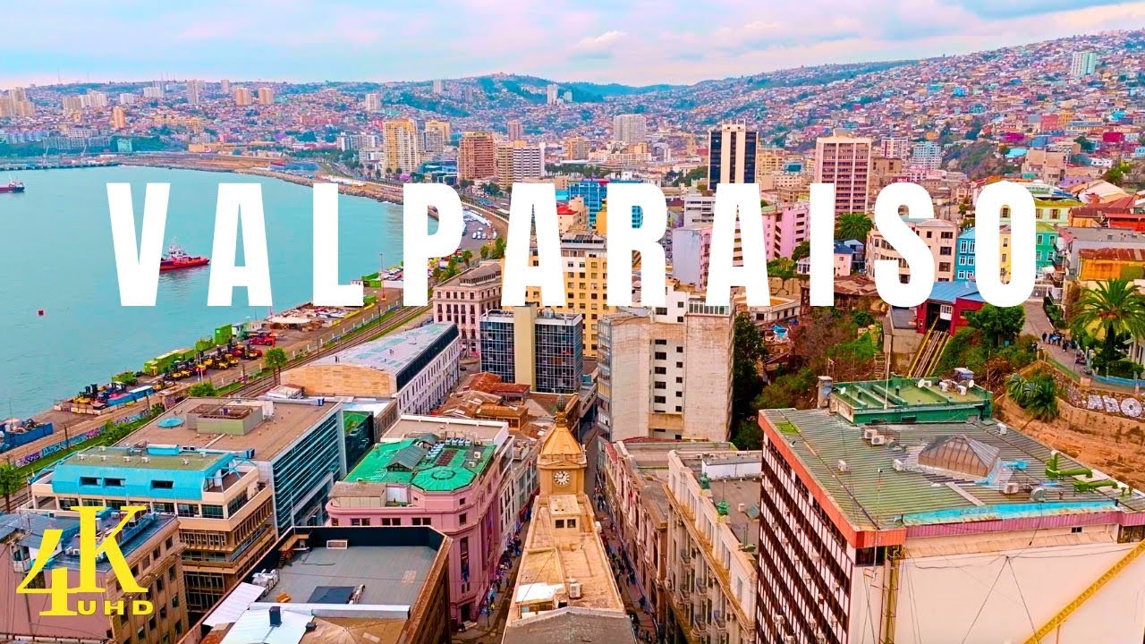 Valparaiso, CHILE 🇨🇱 4k ULTRA HD | Drone footage