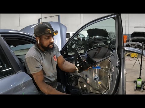 2019 Kona: door trim panel, mirror & door handle removal