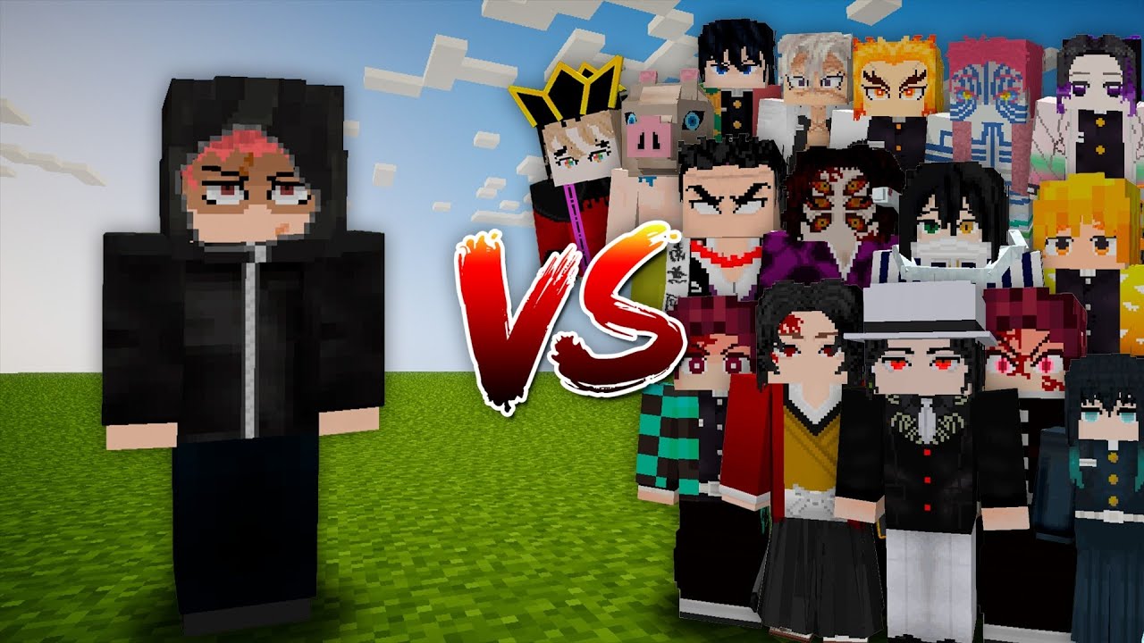 Yuji Itadori (Jujutsu Kaisen Modulo) vs All Demon Slayer Verse