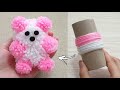 Amazing teddy bear making with wool  super easy teddy bear make at home  how to make teddy bear