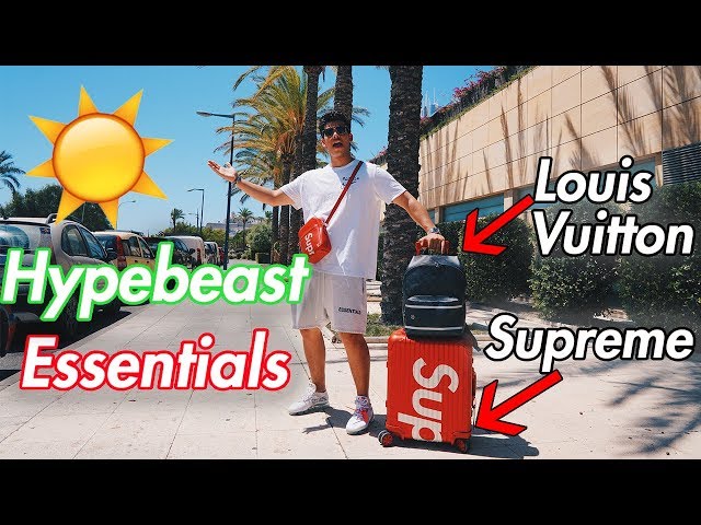 MY HYPEBEAST HOLIDAY ESSENTIALS ! (Supreme, Gucci, Bape etc