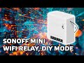 Sonoff mini - wi-fi реле с DIY режимом, интеграция в Home Assistant