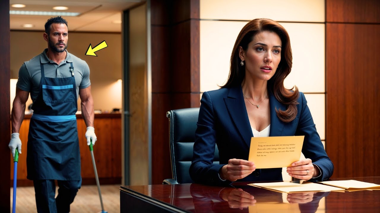 Single Dad JANITOR Left a Mysterious Note — What the CEO Discovered Nearly Crashed a $200M Deal