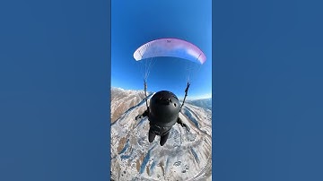 Thumbnail of Skydiver accidentally releases her Parachute #shorts