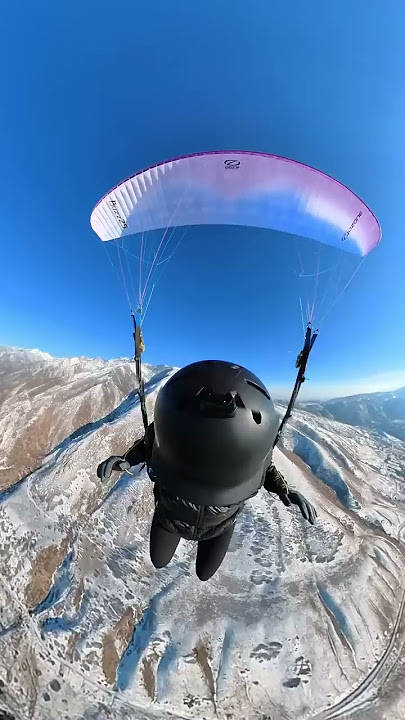 Skydiver accidentally releases her Parachute #shorts