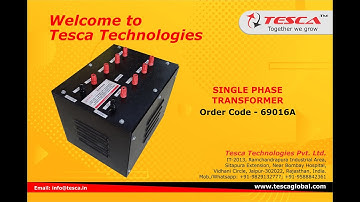 Single Phase Transformer | Working | Electrical Engineering || Tesca 69016A