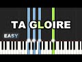 Jonathan Munghongwa - Ta Gloire ft. Dena Mwana | EASY PIANO TUTORIAL BY Extreme Midi