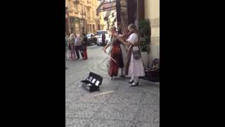 Czech traditional buskers in Prague