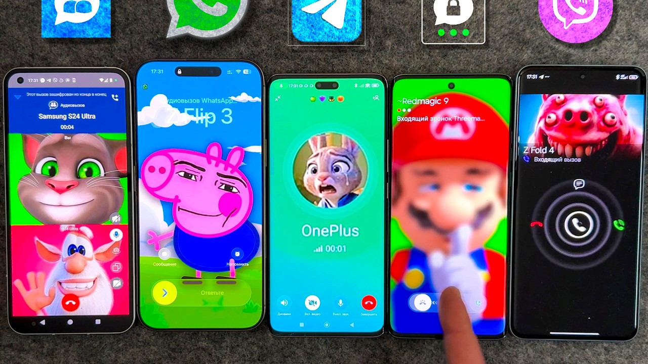 Nothing Phone + iPhone + Moto + Xiaomi + Redmi Note - Viber, WhatsApp, Telegram, Kalam & Threema