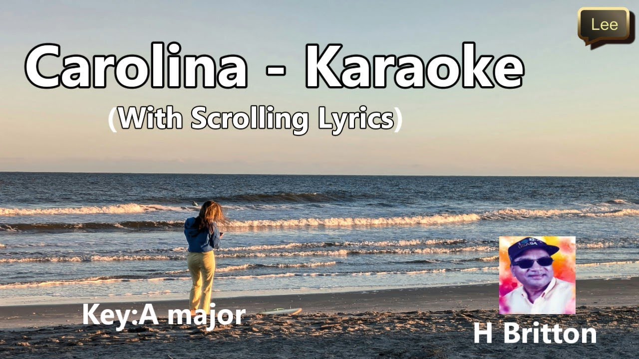 Konkani Karaoke🎤Carolina🧑‍🚒(With Scrolling Lyrics Effects)