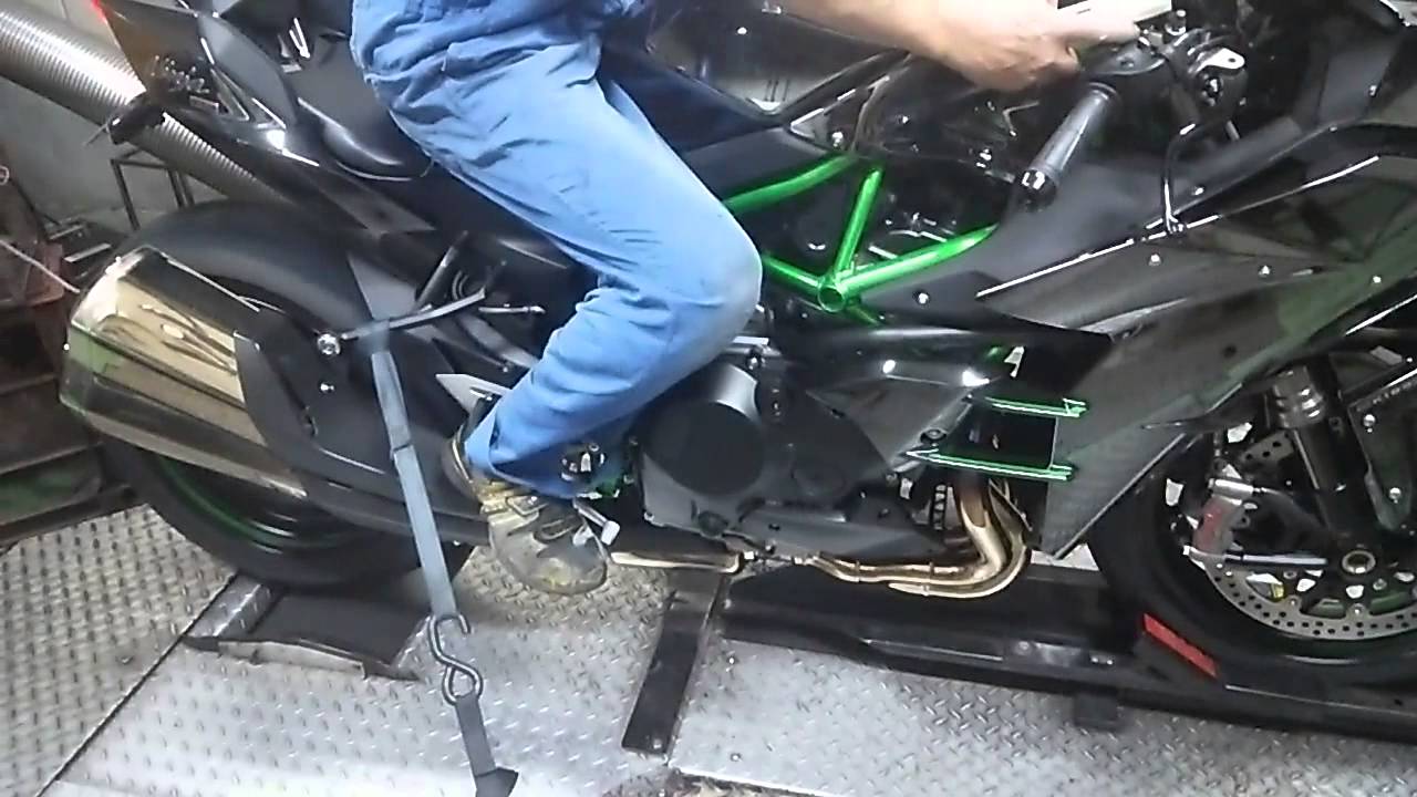 ニンジャh2 パワーチェック ノーマルマフラーサウンド ２ Youtube