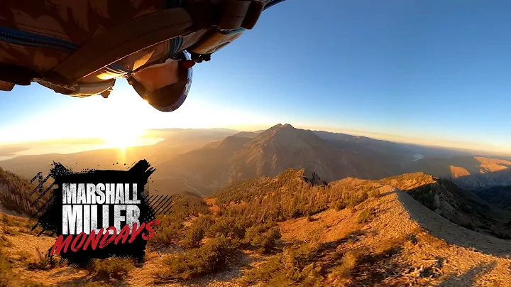 Wingsuit Through a Spectacular Sunset Flight Down ...