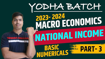 National income and Related Aggregates | Class 12 Macro economics Part 3. Basic Numericals | MUST DO