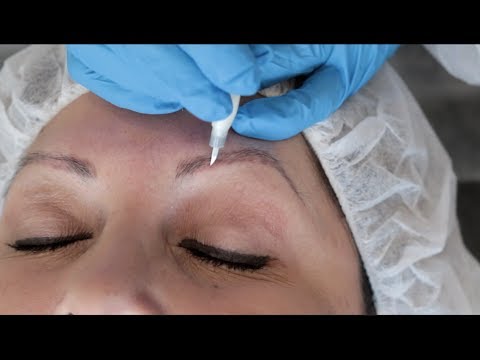 Microblading Demonstration (Eyebrow Tattoo) | BLUSH Beverly Hills