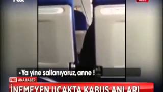 İstanbul - Şanlıurfa Uçağında Kabus Anları. FOX ANA HABER