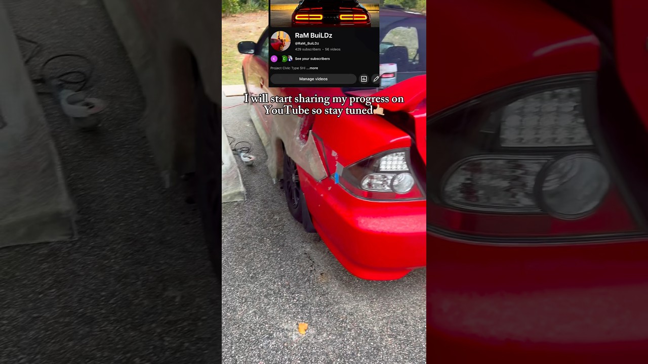 Building Custom Bodykit Civic from just a Tape.