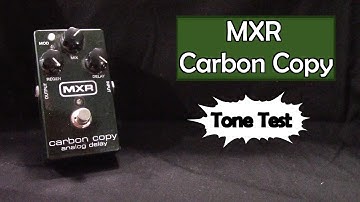 MXR Carbon Copy | Pedal Demo | Gear Review