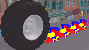 Wheel Smash - All Levels Gameplay Android, iOS