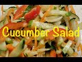 FRESH CUCUMBER SALAD / Свежий Салат из Огурцов