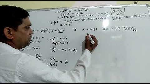 Suraj School, Rewari, Subject-maths, class-12th chapter-7(Differentiation) Ex-7.7