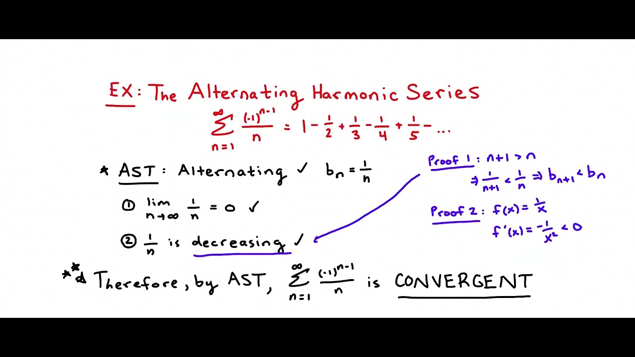 MATH 113 11.5: The Alternating Series Test - YouTube