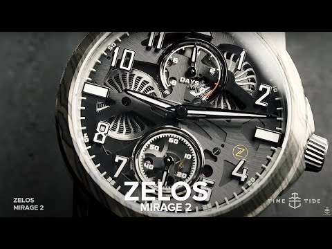 The Zelos Watches Mirage 2 marks the future of the pilot's watch in titanium damascus