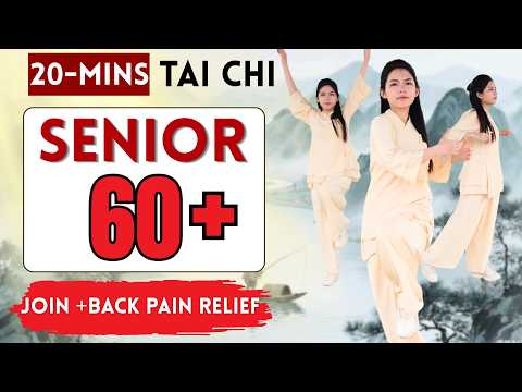 20 MINS Tai Chi Workout🔥 Joint & Back Pain Relief for Seniors Over 60 | Beginner Friendly