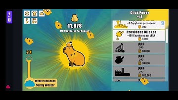 Shark puppet plays Capybara Clicker! Part 2 