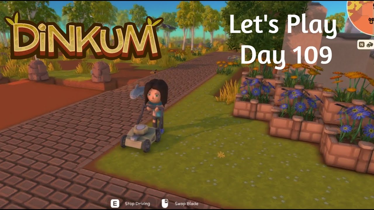 Mowing the Lawn Dinkum Let #39 s Play Day 109 YouTube Mowing the Lawn Dinkum Let #39 s Play Day 109 YouTube